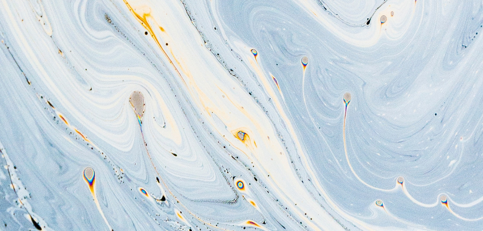 Abstract pale blue marbled pattern