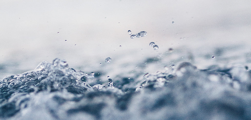 Close up of splashing water