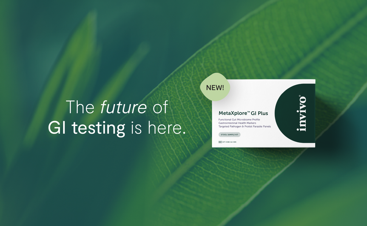 MetaXplore GI Plus test kit graphic