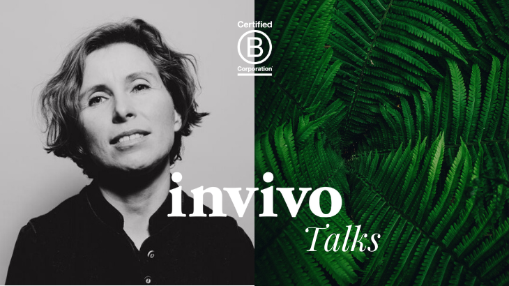 Invivo Talks artwork featuring a guest portrait