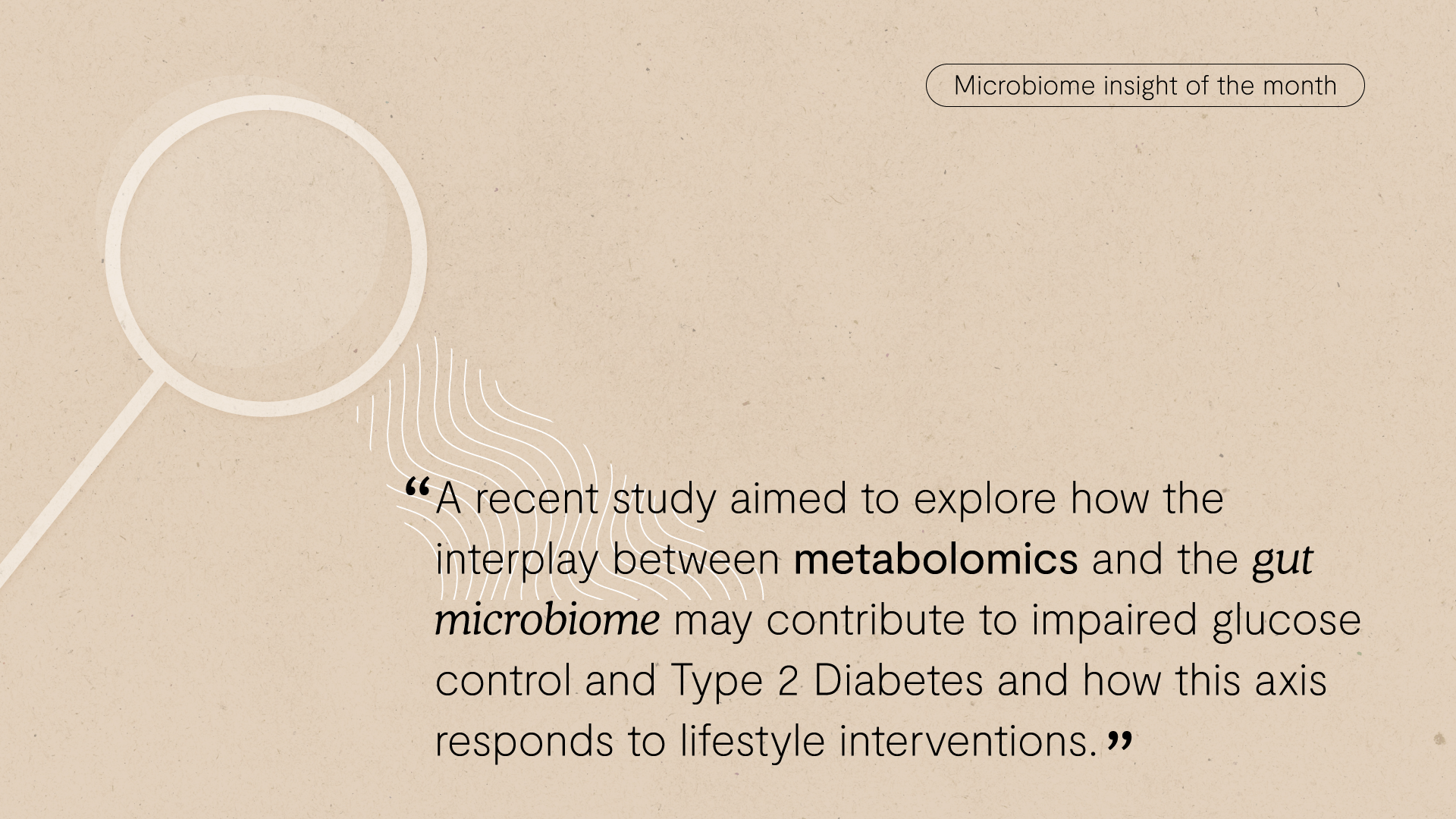Microbiome insight of the month card, July