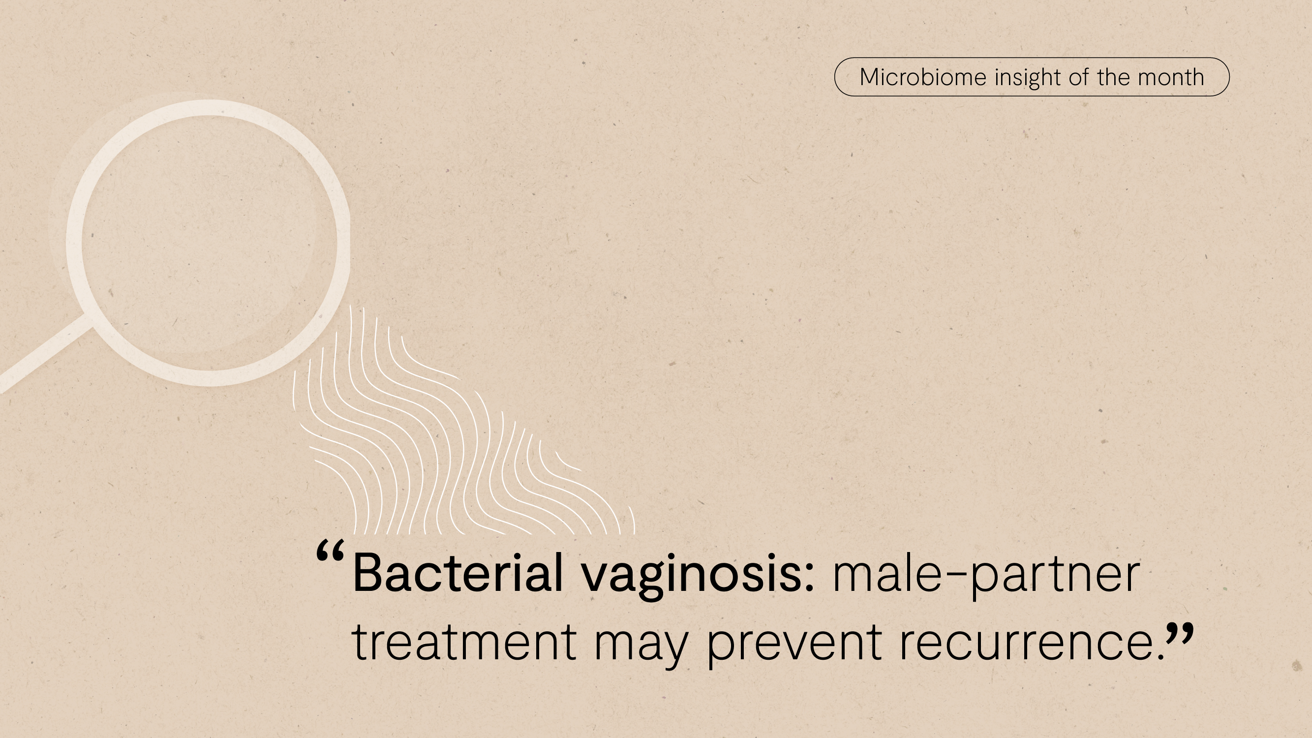 Microbiome insight of the month card, April