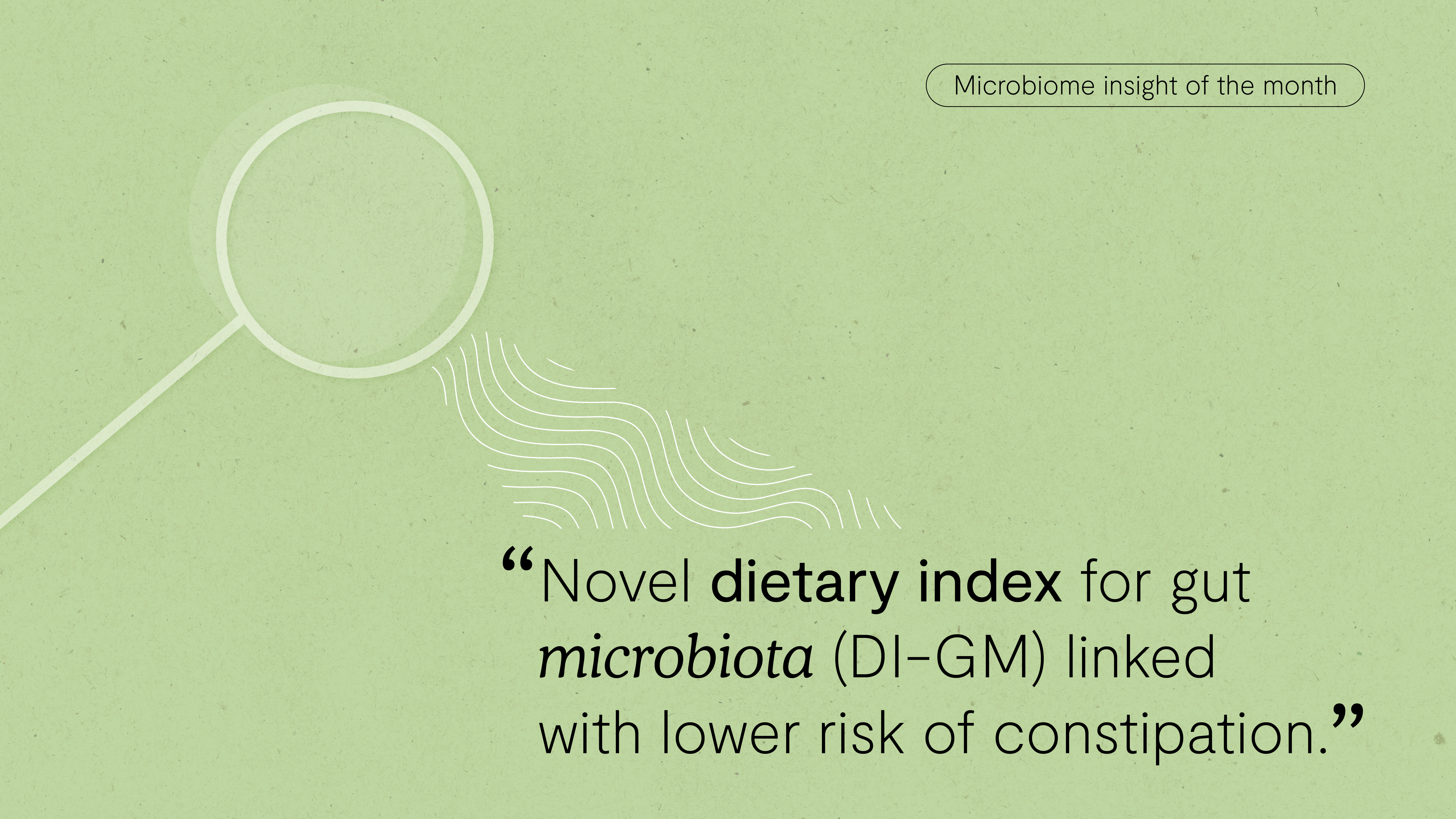 Microbiome insight of the month card, February