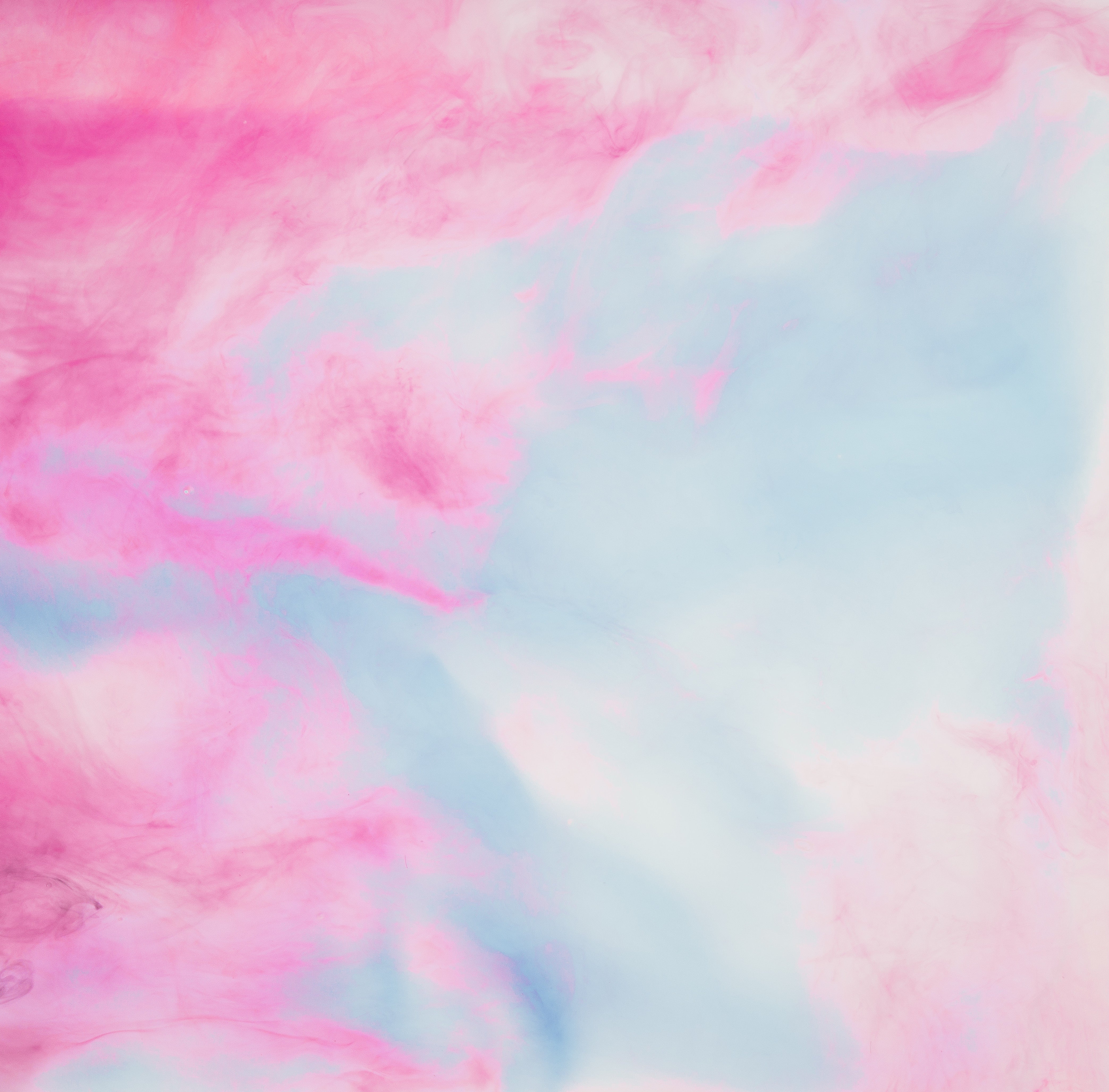 Abstract pink and blue cloud pattern